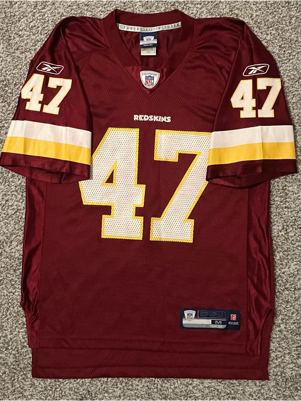 Chris Cooley Vintage Y2K Washington Redskins Reebok NFL Jersey Medium